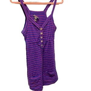 🌷 DEX 🌷 Vintage Purple &  Pink Stripe Dress